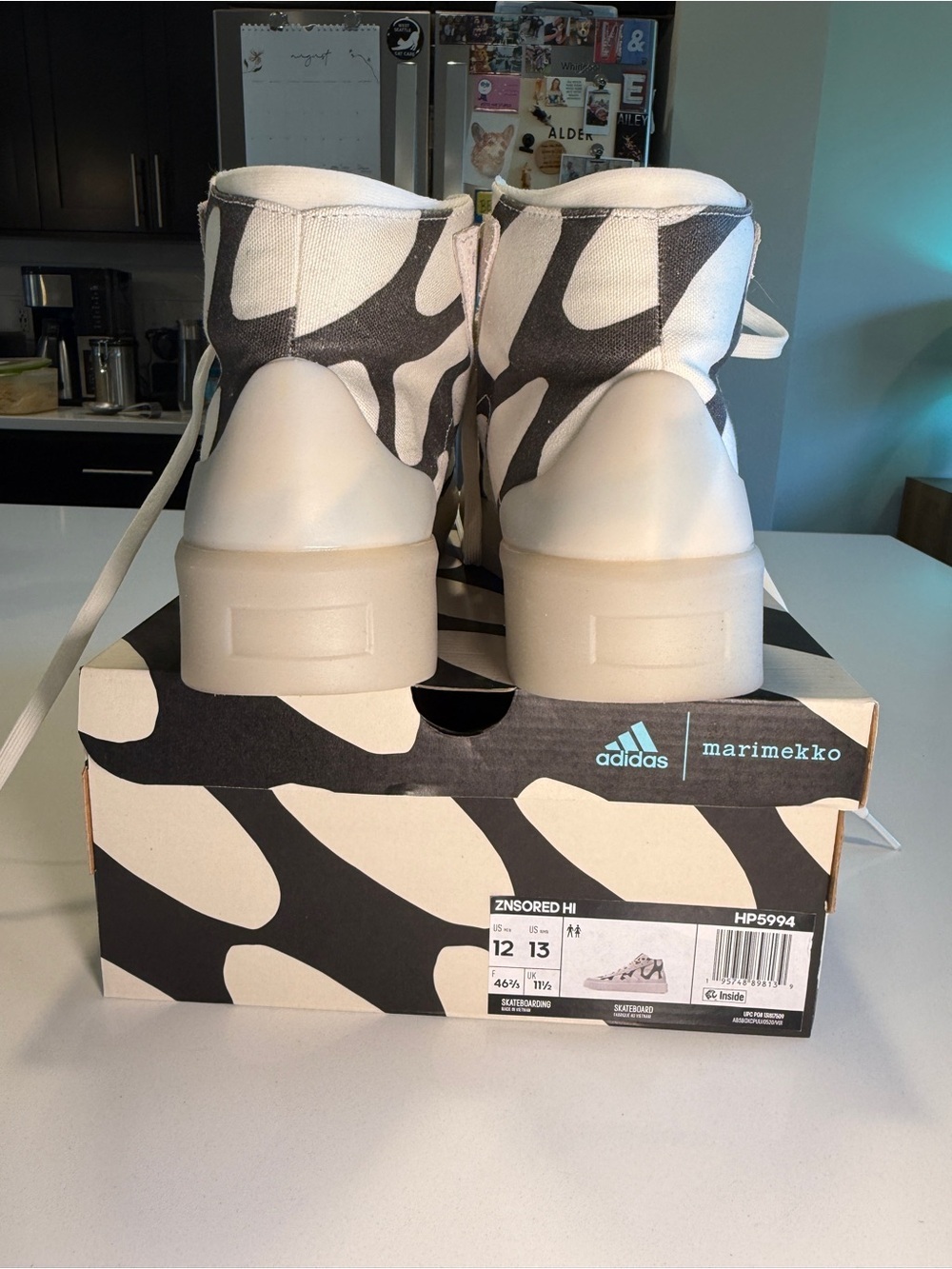 ADIDAS x MARIMEKKO - Znsored High Top Sneakers in Menβs Size 12 - Picture 2 of 16